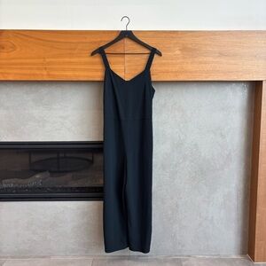 Everlane Japanese GoWeave Slip Jumpsuit Black, Size 6